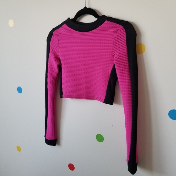 Missguided size 2 Long Sleeve Sexy Crop Top - Picture 5 of 5